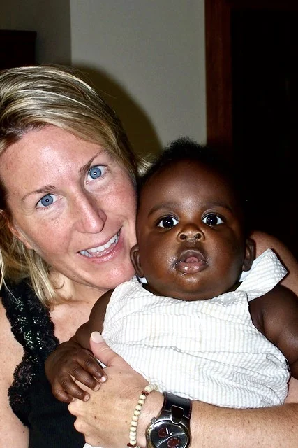 Rita with Justice as a baby
